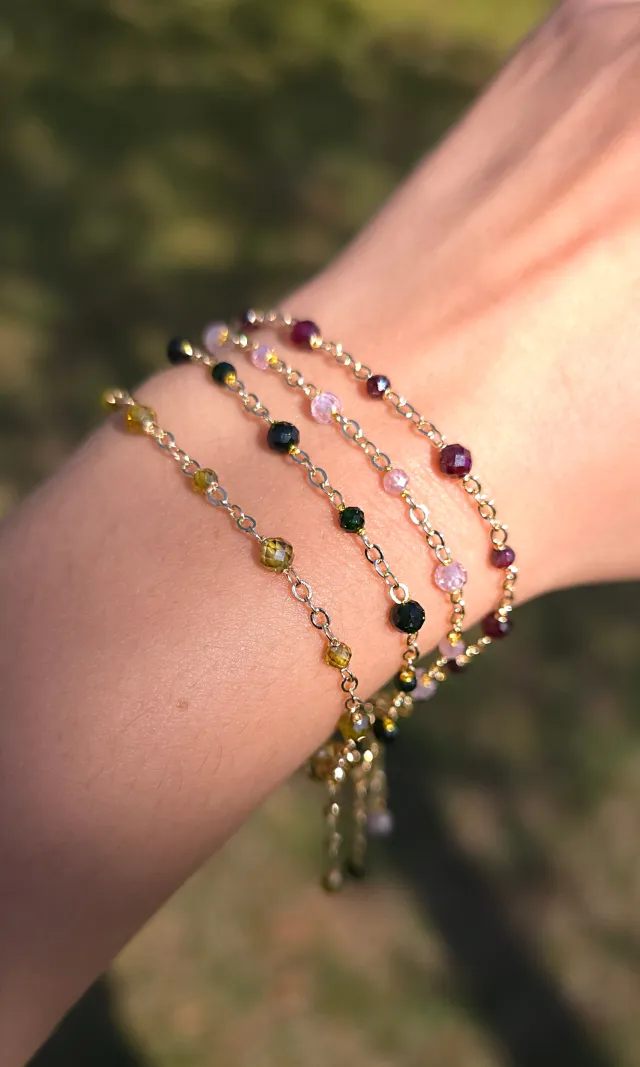 Tiny Light Collection | Håndlaget armbånd med zirkoner