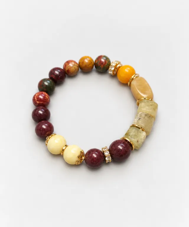 Elea  Autumn | håndlaget armbånd med natursteiner
