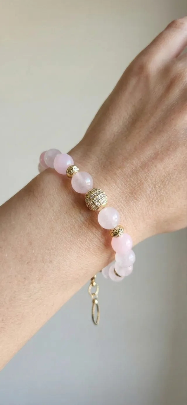 Roseblad | Rosenkvarts og Rosa opal
